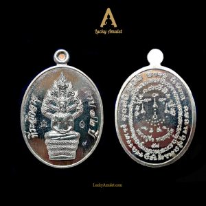 Rian Nak Prok – Amulet thần rắn Naga bảo vệ đức Phật – Bạc