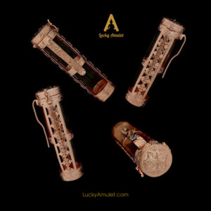 Lucky Amulet – Khung case Takrut B.E.2464 – 2485 – C41