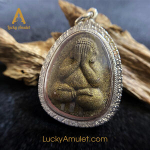 Phra Pidta – Phật Bịt Mắt – Luang Phor Koon – 3 Takrut bạc