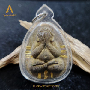 Phra Pidta – Phật Bịt Mắt – Luang Phor Koon – 9 Takrut vàng – Luang Phor Koon – Wat Ban Rai – 2542 B.E (1999)