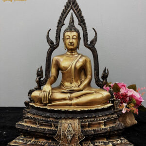 Tượng Phật Chiến Thắng size 9 inch – Wat Phra Si Rattana Mahathat – B.E 2500 (tức 1957)
